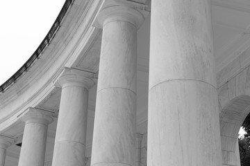 Black and White Pillars
