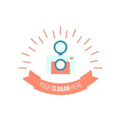 photography vector logo icon
