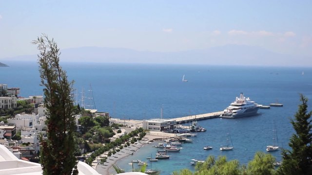 Sea view from the hill
