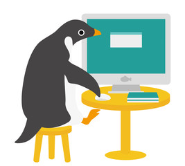 アデリーペンギン パソコン