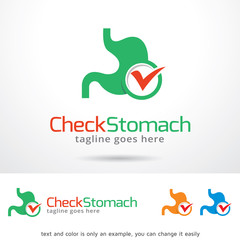 Check Stomach Logo Template Design Vector