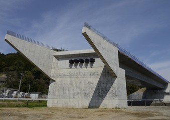 建設中の自動車専用道路