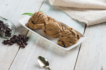 coffee ice cream