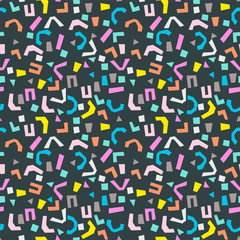 Abstract color pattern, seamless illustration