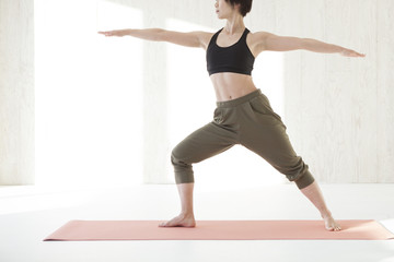 Fototapeta premium Warrior II Pose