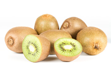 Fototapeta premium Kiwi fruit isolated on white.