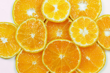mandarin fruit isolate white