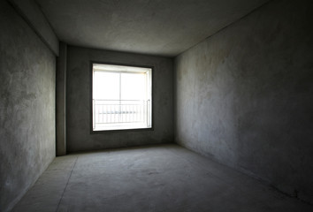 Empty house, No decoration no one lives inside
