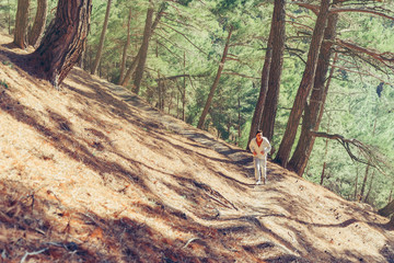 Young man running outdoor
