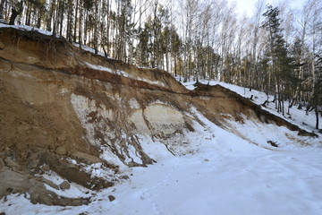 Песок, снег, лес © flamel123