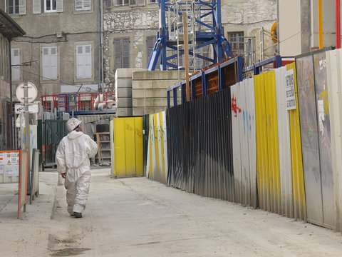 chantier de r&eacute;habilitation,construction