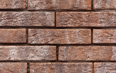 Color brick wall texture.