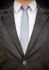 close up businessman suit