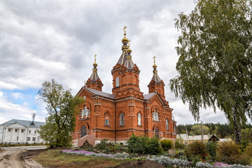 Fototapeta na wymiar Bogoroditsky Tikhonovsky Tyuninsky monastery. Tyunino. Russia