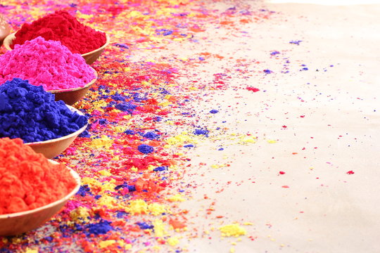 Holi, celebration of colors.An Indian festival