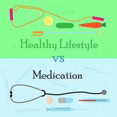 healhy lifestyle vs medication