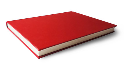 Red book, isolated on White