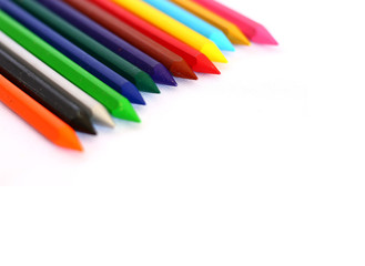 Pencils Colour isolated on white background