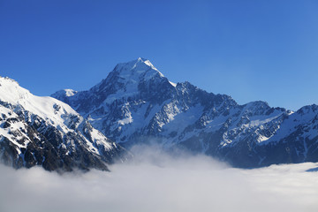 Aoraki Mount Cook on New Zealand's South Island