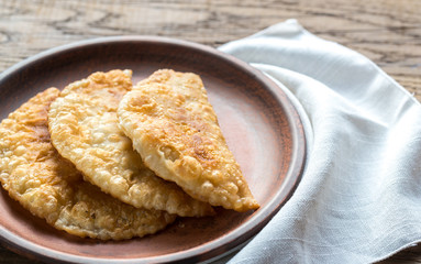 Meat patties on the plate