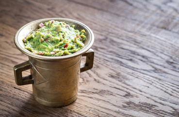 Bowl of guacamole