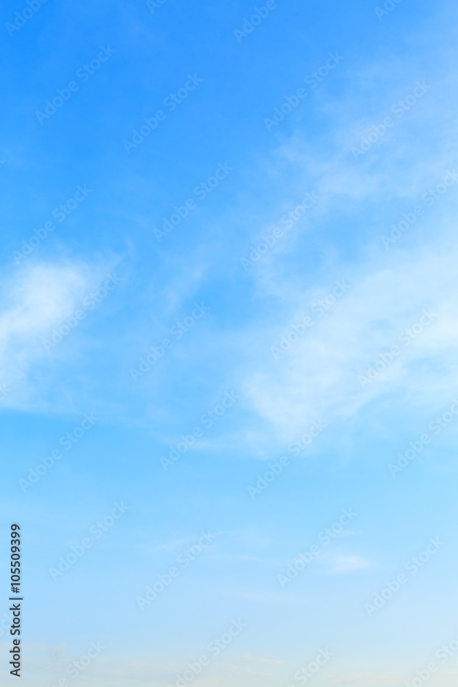 Wall mural clear blue sky