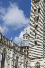 Fototapeta premium Siena Cathedral, dedicated to the Assumption of the Blessed Virg