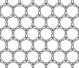 Vector modern seamless geometry pattern, black and white abstract geometric background, pillow print, monochrome retro texture, hipster fashion design