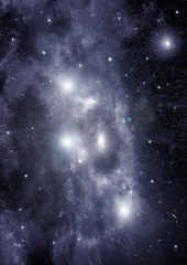 Naklejka premium galaktyka w wolnej przestrzeni
