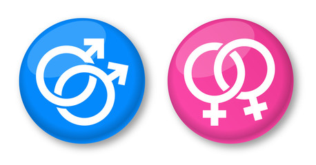 Badges couple Gay / Lesbienne