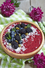 Acai bowl with berries