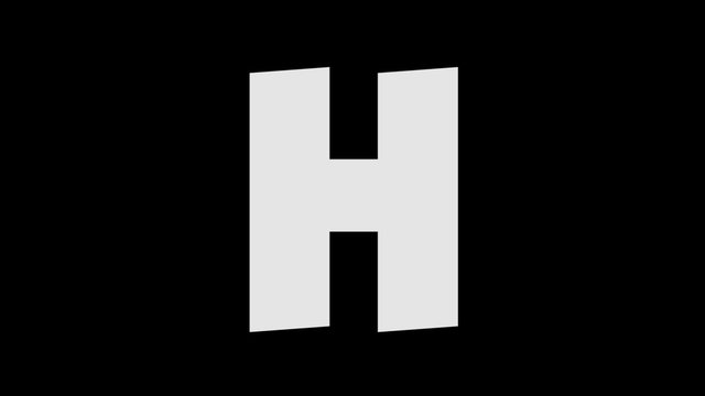 Letter H and Hamster (background)
Animated animal alphabet. HD footage with alpha channel. Animal in a background of letter.