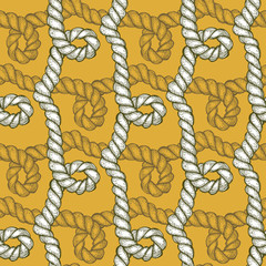 Engraved rope with swirls