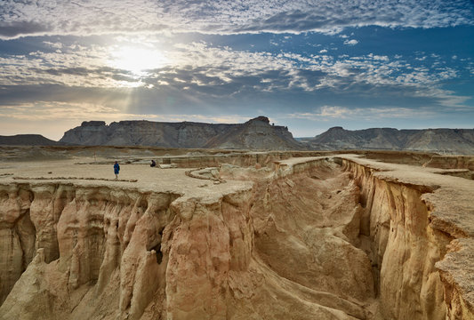 Stars Valley. Mountain range at Qeshm Island, Iran