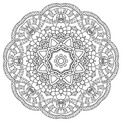Mandala. Round Ornament