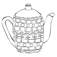 Kettle with ornament