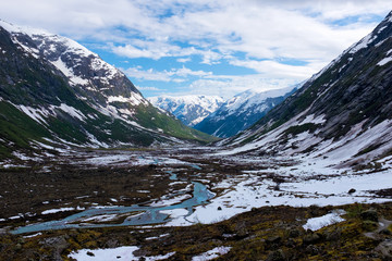 Obraz premium Norway scenic mountain landscape