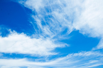 Blue sky with clouds