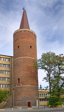 Opole, Piast tower, built circa 1300, southern Poland