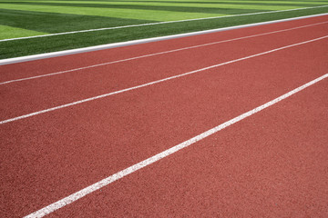 Fototapeta premium Running track background