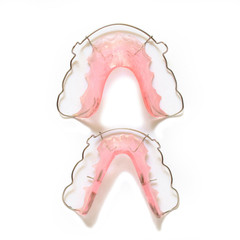 Retainer on white background