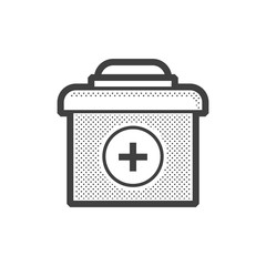 Obraz premium Medical Pharmacist, medicine Bag