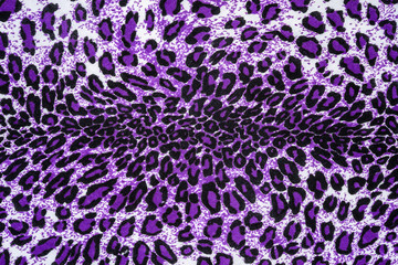 texture of print fabric striped leopard