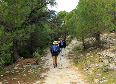 Camino moz&aacute;rabe de Santiago, Cerro Muriano en la Sierra de C&oacute;rdoba, Espa&ntilde;a 