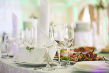 Arranged Table