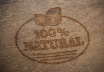 100 Prozent Natural - Stanz - Holz 6