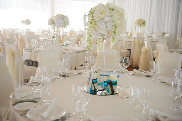 Arranged Table with Flowers