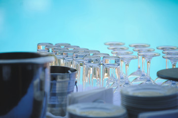 Bottoms of Clean Glasses