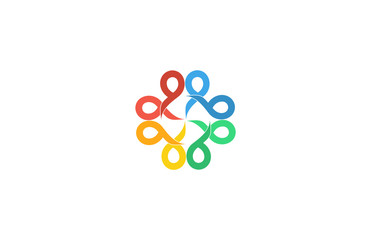 team partner circle people logo