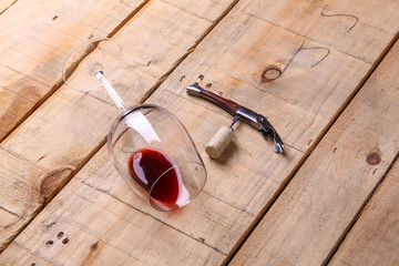 Glass of wine